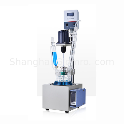 Chemical Vacuum Stirred Reactor Laboratory Single Layer Glass Reactor