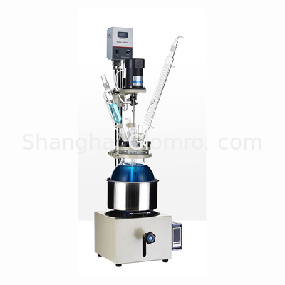 Chemical Vacuum Stirred Reactor Laboratory Single Layer Glass Reactor