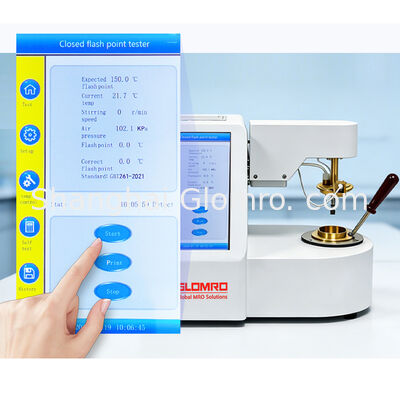 Fully Automatic Closed Cup Flash Point Testing Equipment GLO-BS9000 Sealed Testing Environment Precise Temperature Control Astm