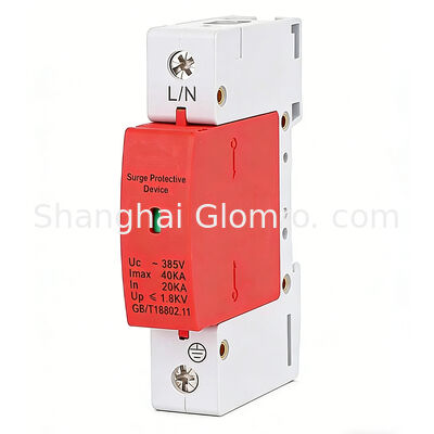 GLOMRO 1P/2P/3P/4P 20KA 40KA 60KA 80KA 100KA Class II SPD Surge Protective Device Surge Protective Device