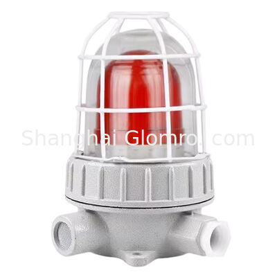 90dB IP66 Buzzer Alarm Sound Light Multi-colors Tri-color Explosion Proof Audible and Visual Light with Cover for Oil and Gas