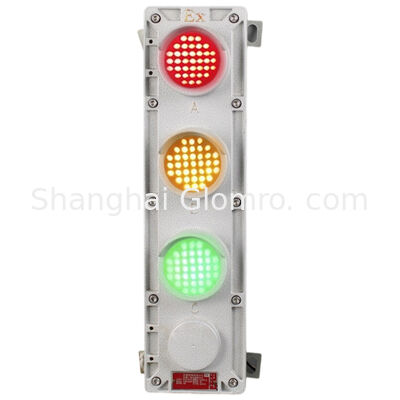 Flameproof Sliding Contact Line Indicator IP66 WF1 AC220/380V Red Yellow Green LED Phase Status Warning Lamp