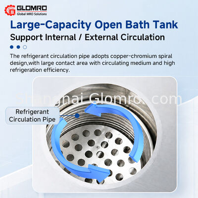 200L effective volume ultra-low temperature cooling liquid circulation pump, laboratory digital display constant temperature refrigeration water bath, can be matched with deep cold reaction bath