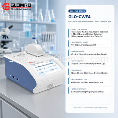 CWF4 Full Wavelength Optical Analytical Instrument Microvolume Fluorescence Spectrophotometer DsDNA Quantification