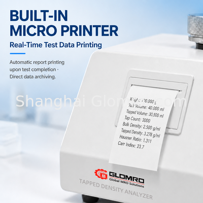 Automatic Tapped Density Analyzer Powder Tapped Density Tester for Cement Talcum Powder Coating Powder Test