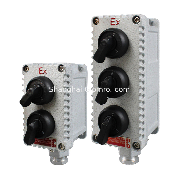 ATEX IECEx Compliant Explosion-proof Rotary Knob Switch with IP66 Rating