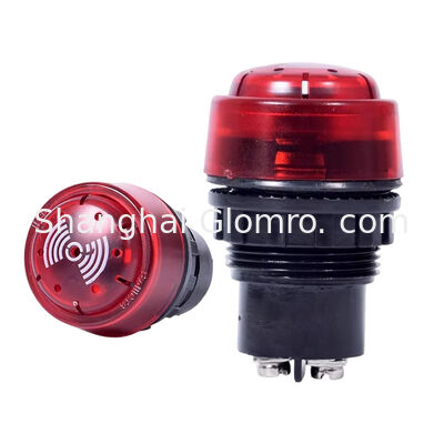 GLOMRO Hochwertige ATEX Explosionssicherheit Rot Buzzer DC12V/24V AC36V/220V/380V für die Montage von Platten