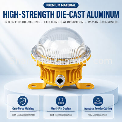 LED-Explosionssichere Leuchte 5W IP65 wartungsfreie industrielle Explosionssichere Leuchte für gefährliche Bereiche