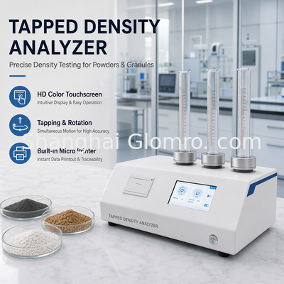 Multi-Station Tapped Density Analyzer High Repeatability Powder Physical Property Tester für das QC Lab